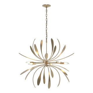 Hubbardton Forge - 104350-SKT-84 - Dahlia Chandelier - Dahlia - Soft Gold