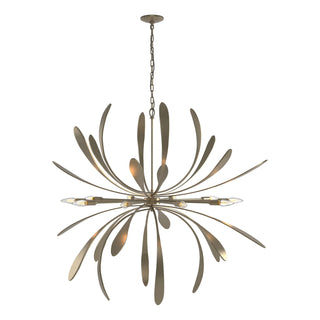 Hubbardton Forge - 104355-SKT-84 - Dahlia Large Chandelier - Dahlia - Soft Gold