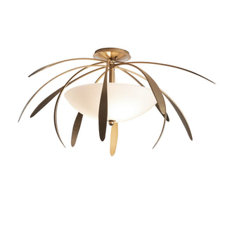 Hubbardton Forge - 124352-SKT-84-GG0048 - Dahlia Medium Semi-Flush - Dahlia - Soft Gold