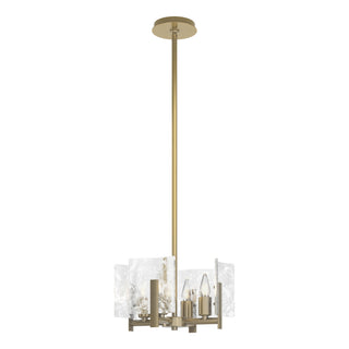 Hubbardton Forge - 131060-SKT-MULT-86-YR0719 - Arc 4-Light Semi-Flush/Pendant - Arc - Modern Brass