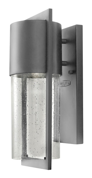 Shelter Medium Wall Mount Lantern in Hematite