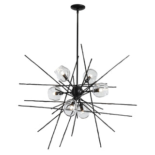 Hubbardton Forge - 131590-SKT-MULT-10-ZM0709 - Griffin Starburst Pendant - Griffin - Black
