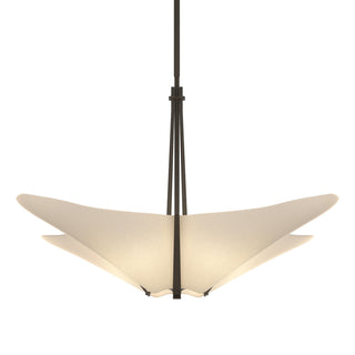Hubbardton Forge - 133305-SKT-MULT-07-SH1995 - Kirigami 4 Light Pendant - Kirigami - Dark Smoke