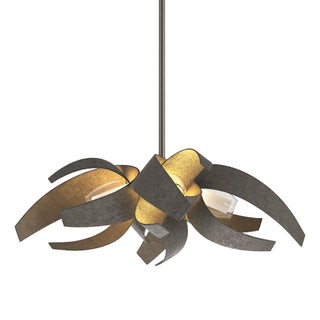 Hubbardton Forge - 136500-SKT-MULT-07-YE0352 - Corona Small Pendant - Corona - Dark Smoke