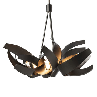 Hubbardton Forge - 136501-SKT-MULT-14-YE0352 - Corona Pendant - Corona - Oil Rubbed Bronze