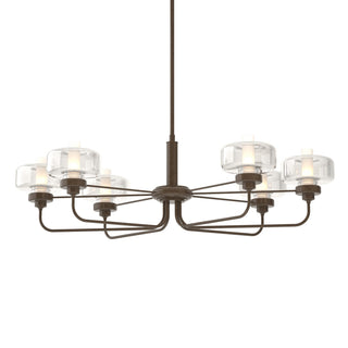 Hubbardton Forge - 137840-SKT-MULT-05-YE0592 - Nola Pendant - Nola - Bronze