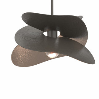 Hubbardton Forge - 139450-SKT-MULT-07 - Hibiscus Small Pendant - Hibiscus - Dark Smoke