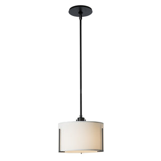 Hubbardton Forge - 139590-SKT-MULT-10-SF1099 - Exos Small Single Shade Pendant - Exos - Black
