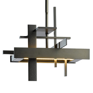 Hubbardton Forge - 139718-LED-MULT-07 - Planar Small LED Pendant - Planar - Dark Smoke