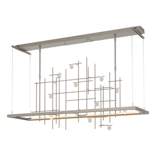 Hubbardton Forge - 139752-LED-STND-07-YG0500 - Spring LED Pendant - Four Seasons - Dark Smoke