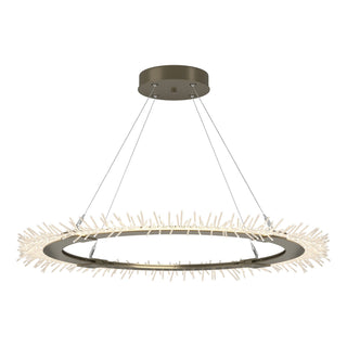 Hubbardton Forge - 139772-LED-STND-84 - Anemone Circular LED Pendant - Anemone - Soft Gold