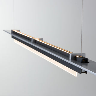 Hubbardton Forge - 139920-LED-STND-10-82 - Plank LED Pendant - Plank - Black