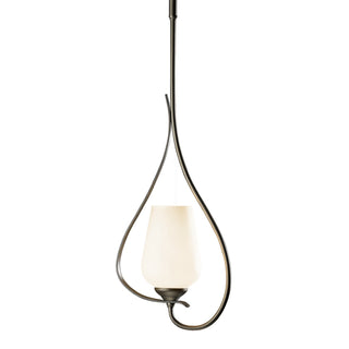 Hubbardton Forge - 183050-SKT-MULT-07-GG0303 - Flora Up Light Mini Pendant - Flora - Dark Smoke