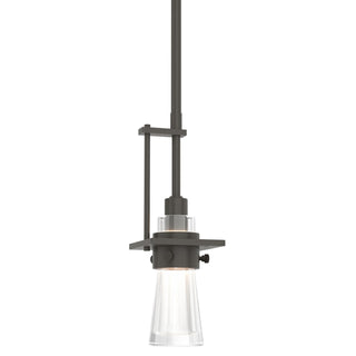 Hubbardton Forge - 187100-SKT-MULT-07-ZM0343 - Erlenmeyer Small Mini Pendant - Erlenmeyer - Dark Smoke