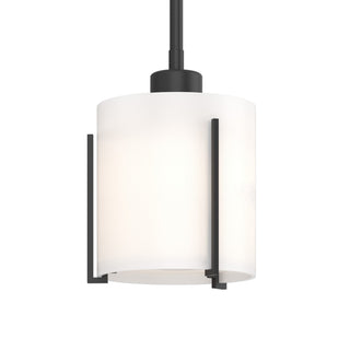 Hubbardton Forge - 187650-SKT-MULT-10-GG0140 - Exos Small Mini Pendant - Exos Glass - Black