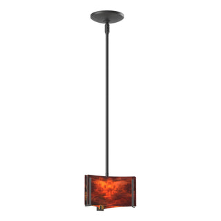 Hubbardton Forge - 188100-SKT-MULT-10-ZB0156 - Exos Delta Mini Pendant - Exos Glass - Black