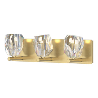 Hubbardton Forge - 201322-SKT-86-CR - Gatsby 3-Light Bath Sconce - Gatsby - Modern Brass