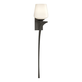 Hubbardton Forge - 204710-SKT-RGT-07-GG0236 - Antasia Single Glass 1 Light Sconce - Antasia - Dark Smoke