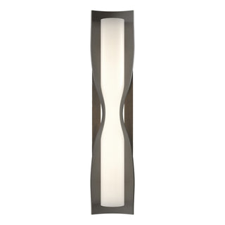 Hubbardton Forge - 204795-SKT-07-GG0347 - Dune Large Sconce - Dune - Dark Smoke