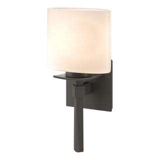 Hubbardton Forge - 204820-SKT-07-GG0182 - Beacon Hall Ellipse Glass Sconce - Beacon Hall - Dark Smoke