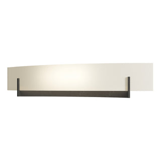 Hubbardton Forge - 206410-SKT-07-GG0328 - Axis Large Sconce - Axis - Dark Smoke