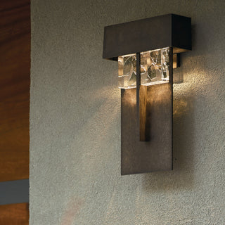 Hubbardton Forge - 302517-LED-77-YP0501 - Shard Large LED Outdoor Sconce - Shard - Coastal Dark Smoke