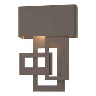 Hubbardton Forge - 302520-LED-RGT-77 - Collage Small Dark Sky Friendly LED Outdoor Sconce - Collage - Coastal Dark Smoke