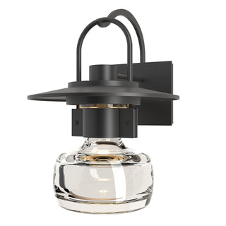 Hubbardton Forge - 303005-SKT-80-ZM0447 - Mason Large Outdoor Sconce - Mason - Coastal Black