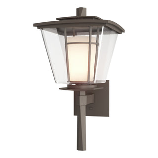 Hubbardton Forge - 304815-SKT-77-ZU0295 - Beacon Hall Outdoor Sconce - Beacon Hall - Coastal Dark Smoke