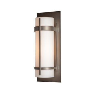 Hubbardton Forge - 305894-SKT-77-GG0037 - Banded Large Outdoor Sconce - Banded - Coastal Dark Smoke
