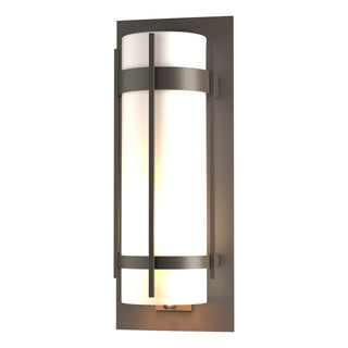 Hubbardton Forge - 305895-SKT-77-GG0240 - Banded Extra Large Outdoor Sconce - Banded - Coastal Dark Smoke