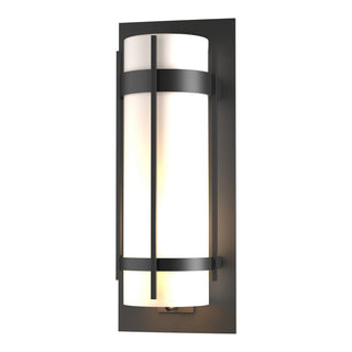 Hubbardton Forge - 305895-SKT-80-GG0240 - Banded Extra Large Outdoor Sconce - Banded - Coastal Black
