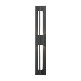 Hubbardton Forge - 306420-LED-80-ZM0332 - Double Axis LED Outdoor Sconce - Axis - Coastal Black