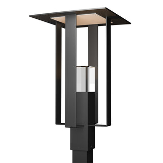 Hubbardton Forge - 344830-SKT-80-72-ZM0687 - Shadow Box Outdoor Post Light - Shadow Box - Coastal Black