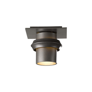 Hubbardton Forge - 364901-SKT-77 - Twilight Small Dark Sky Friendly Outdoor Semi-Flush - Twilight - Coastal Dark Smoke
