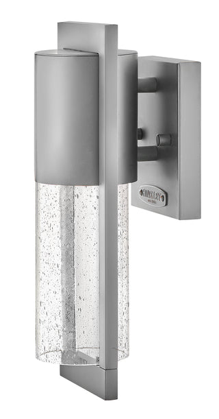 Shelter Small Wall Mount Lantern in Hematite