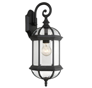 Kensington One Light Wall Mount in Textured Black