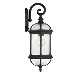 Kensington One Light Wall Mount in Textured Black