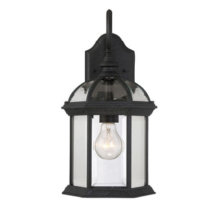 Kensington One Light Wall Mount in Textured Black