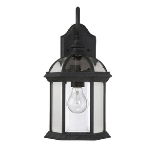 Kensington One Light Wall Mount in Textured Black