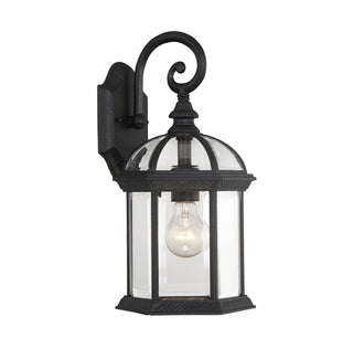 Kensington One Light Wall Mount in Textured Black