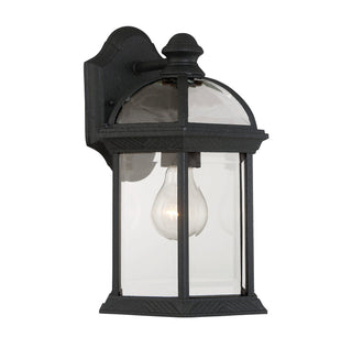 Kensington One Light Wall Mount in Textured Black