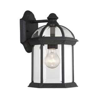 Kensington One Light Wall Mount in Textured Black