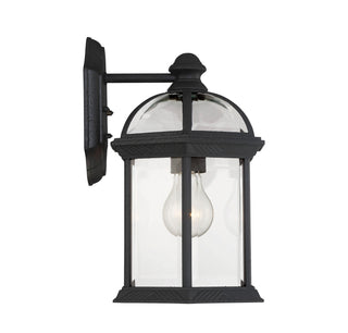 Kensington One Light Wall Mount in Textured Black