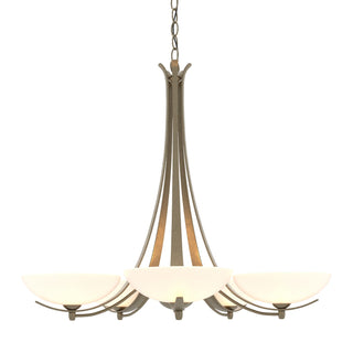 Hubbardton Forge - 101261-SKT-84-GG0123 - Aegis 5 Arm Chandelier - Aegis - Soft Gold