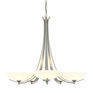 Hubbardton Forge - 101261-SKT-85-GG0123 - Aegis 5 Arm Chandelier - Aegis - Sterling