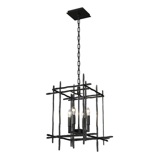 Hubbardton Forge - 101315-SKT-89 - Tura 4-Light Small Chandelier - Tura - Ink