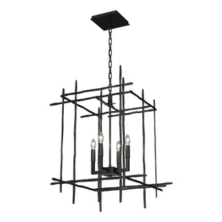 Hubbardton Forge - 101316-SKT-89 - Tura 4-Light Medium Chandelier - Tura - Ink