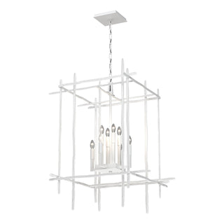 Hubbardton Forge - 101317-SKT-02 - Tura 8-Light Large Chandelier - Tura - White