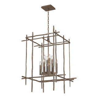 Hubbardton Forge - 101317-SKT-05 - Tura 8-Light Large Chandelier - Tura - Bronze